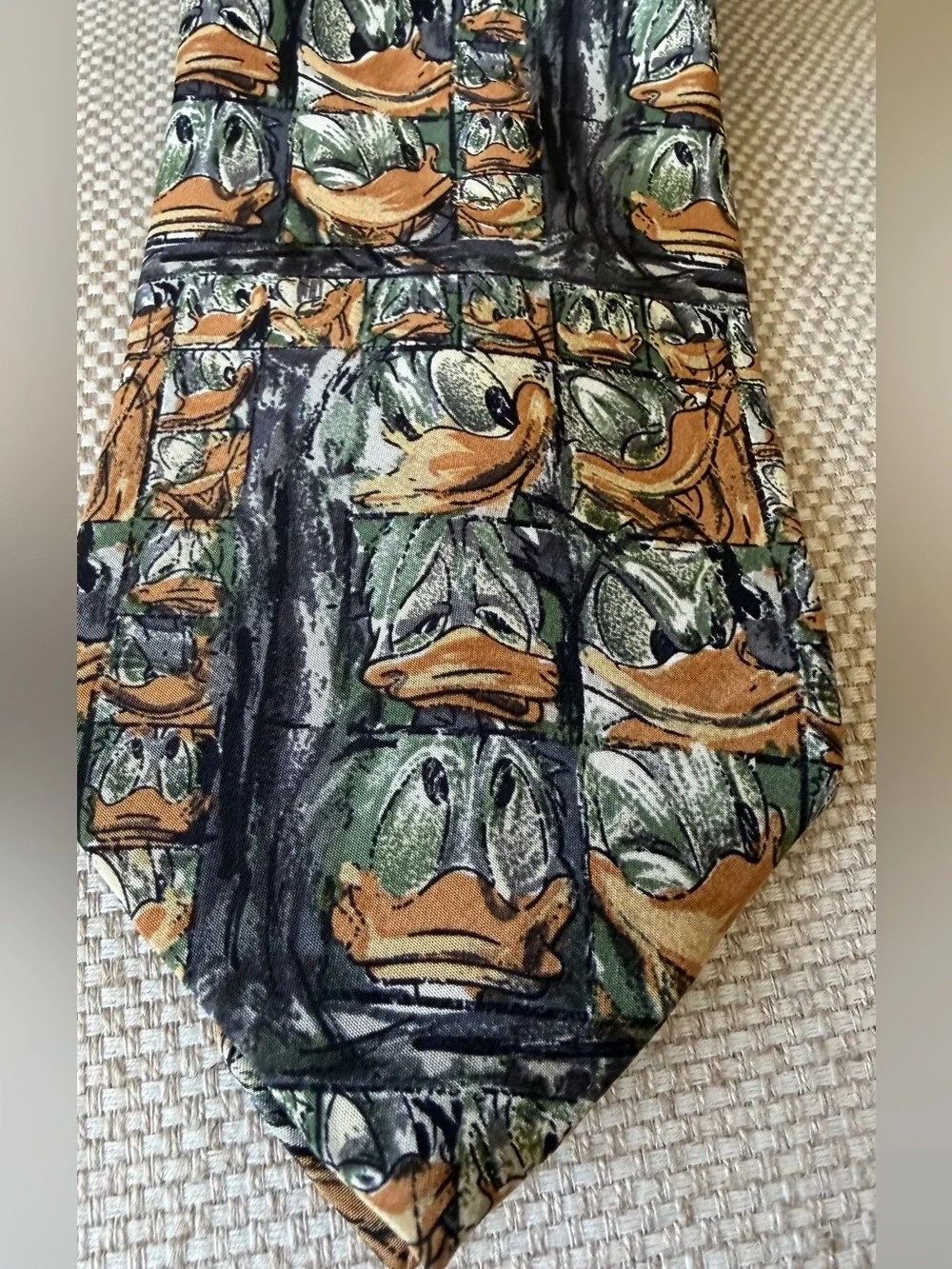 Rare- Donald Duck Silk Tie
